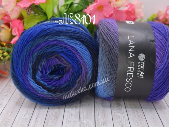8101 сині-блакитні-пурпурні