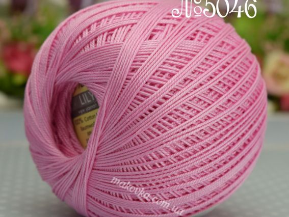 Lily Yarn Art пряжа 5046 рожевий