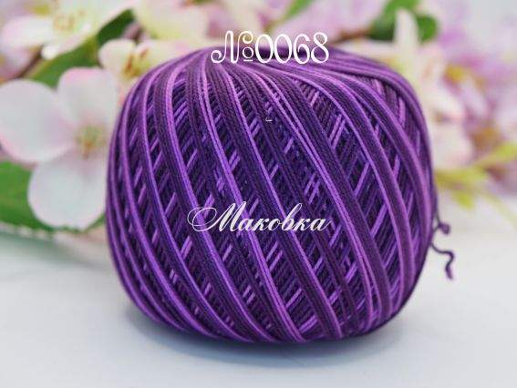 Lily МЕЛАНЖЕВА Yarn Art пряжа 0068 фіолетові