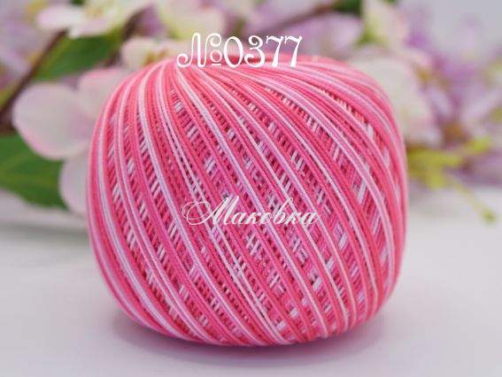 0377 рожева півонія-білий