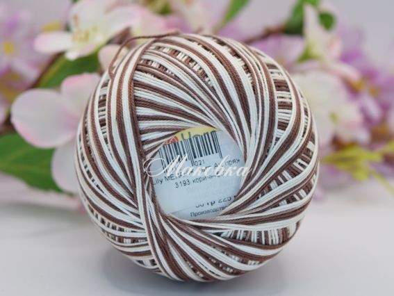 3193 коричневий-білий