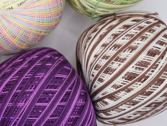 Пряжа Lily Yarn Art лілі меланж Ярн Арт тонкі для в'язання (бавовна)