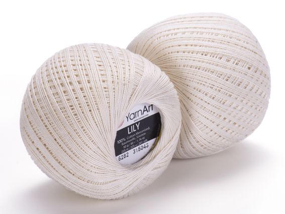 Lily Yarn Art пряжа 6282 світлий беж