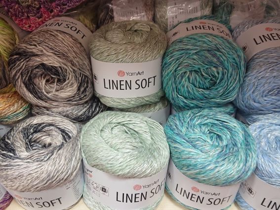 Пряжа Линен софт Ярн Арт Linen Soft Yarn Art 