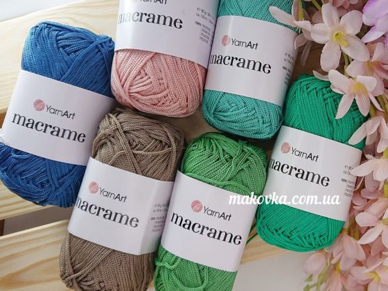 Шнур Macrame Yarn Art для в'язання килимків, панно, сумок та плетіння макраме