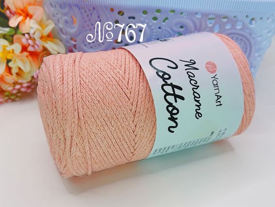 Шнур макраме Macrame Cotton YarnArt 767 персиковий