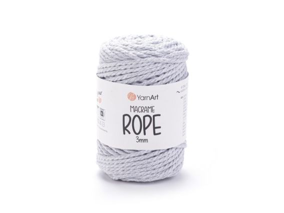 Macrame Rope 3мм YarnArt шнур макраме  756 сірий