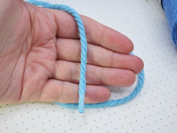 Шнур Макраме роуп 3 мм Ярнарт Macrame Rope 3мм  Yarn Art для в'язання килимків, панно, припинди, сумок та плетіння макраме