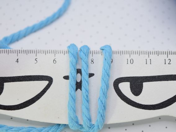 Шнур Макраме роуп 3 мм Ярнарт Macrame Rope 3мм  Yarn Art для в'язання килимків, панно, припинди, сумок та плетіння макраме