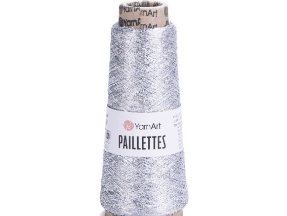 Paillettes YarnArt  8001 срібло