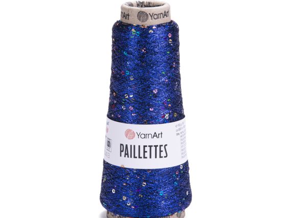 Paillettes YarnArt  8008 синій