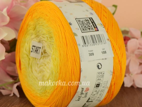 309 темний жовтий-світлий жовтий