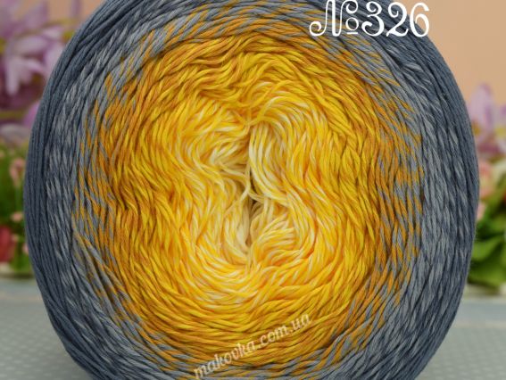326 сірий-жовтий-білий