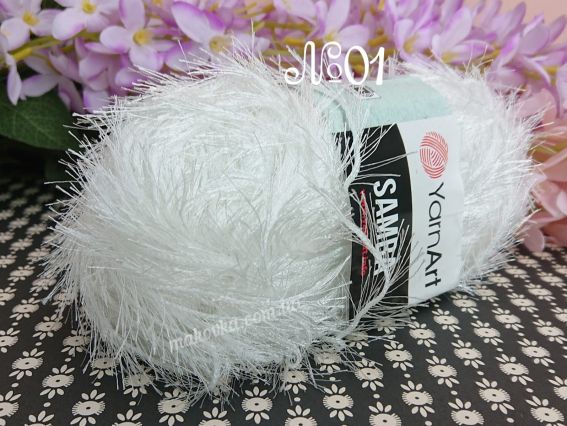 SAMBA YarnArt  01 білий