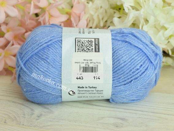 443 блакитний
