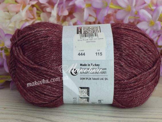444 бордовий