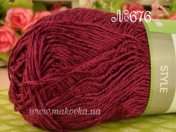 676 бордовий