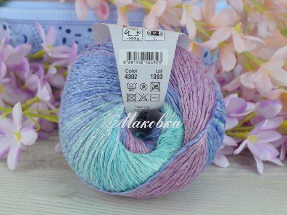 4302 бірюзовий-бузковий-фрез