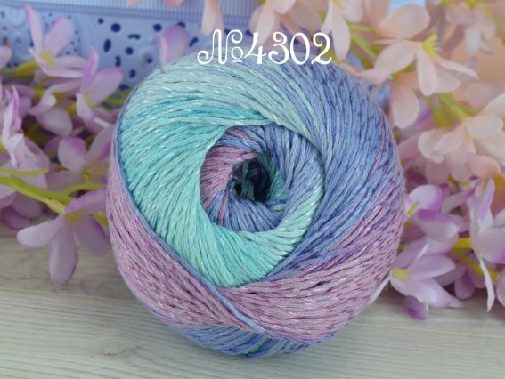 4302 бірюзовий-бузковий-фрез