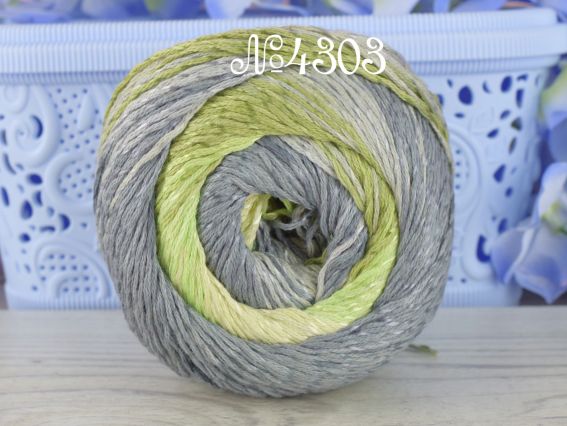 4303 сірий-салатовий