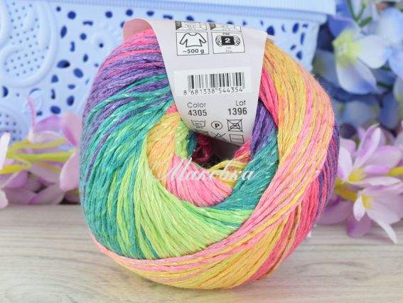 4305 рожевий-зелений-салат-жовтий-фіолет