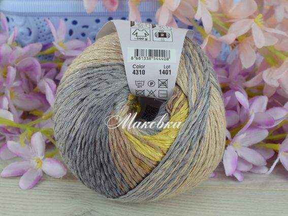 4310 сірий-кавовий-коричневий-жовті