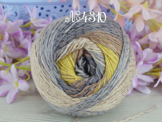 4310 сірий-кавовий-коричневий-жовті