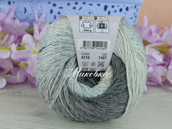 4316 темносірий-світлий сірий