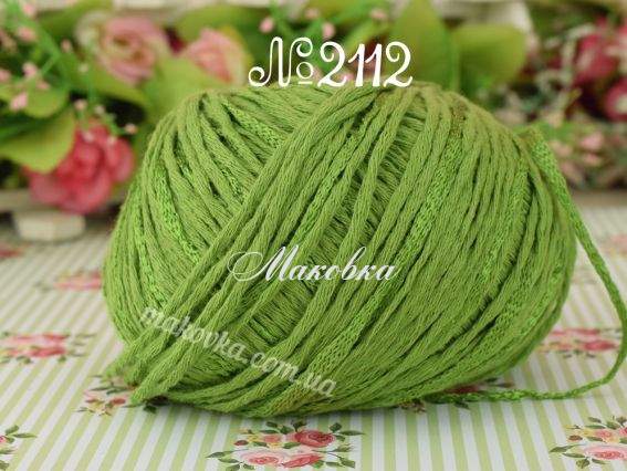 Symphony Yarn Art пряжа 2112 зелений