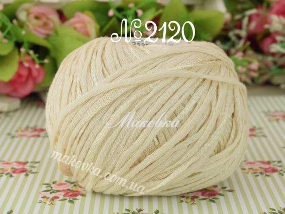 Symphony Yarn Art пряжа 2120 кремовий