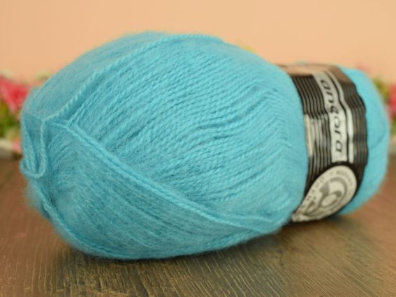 Angora Madamе Tricote пряжа 023 бірюзовий блакитний