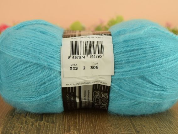 023 бірюзовий блакитний