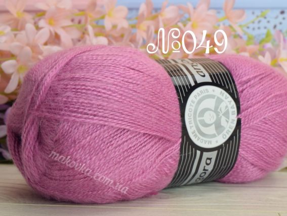 Angora Madamе Tricote пряжа 049 рожевий запорошений