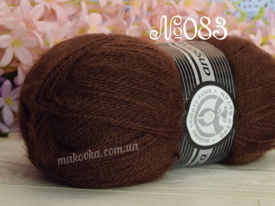 Angora Madamе Tricote пряжа 083 коричневий