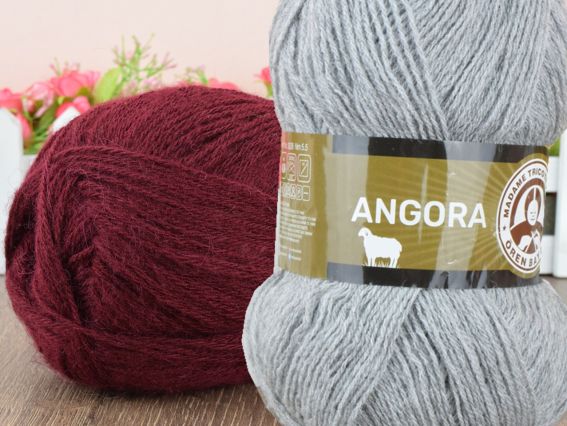 Пряжа Ангора Мадам Трикот нова Angora Madamе Tricote