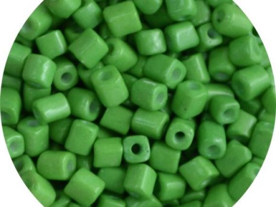 Бісер квадратный зеленый к-003 Бісер квадратный зеленый к-003