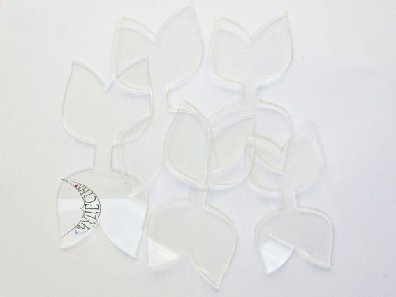 Пластиковый шаблон для банта ПШБ05 , 5 шт в уп, Чудесина