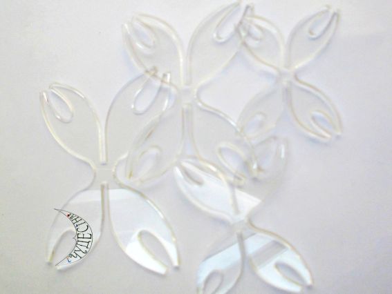 Пластиковый шаблон для банта ПШБ06 , 4 шт в уп, Чудесина