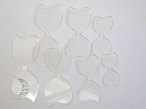 Пластиковый шаблон для банта ПШБ07 , 7 шт в уп, Чудесина