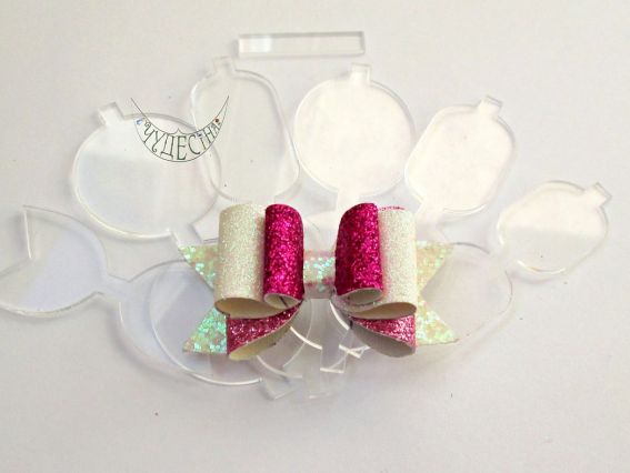 Пластиковый шаблон для банта ПШБ21 7 шт в уп Чудесина Пластиковый шаблон для банта ПШБ21 7 шт в уп Чудесина