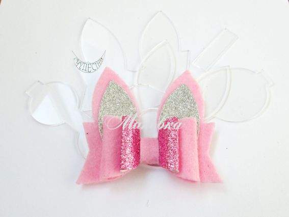 Пластиковый шаблон для банта Ушки ПШБ28 5 шт в уп Чудесина