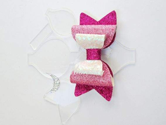 Пластиковый шаблон для банта ПШБ40 4 шт в уп Чудесина