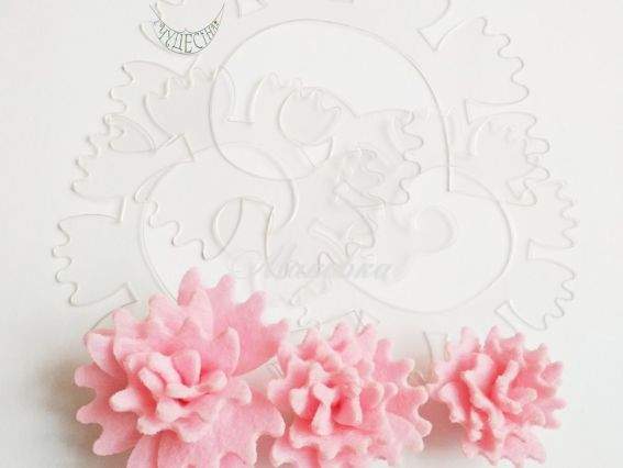 Пластиковый шаблон Цветок ПШЦС13 3 шт в уп Чудесина Пластиковый шаблон Цветок ПШЦС13 3 шт в уп Чудесина