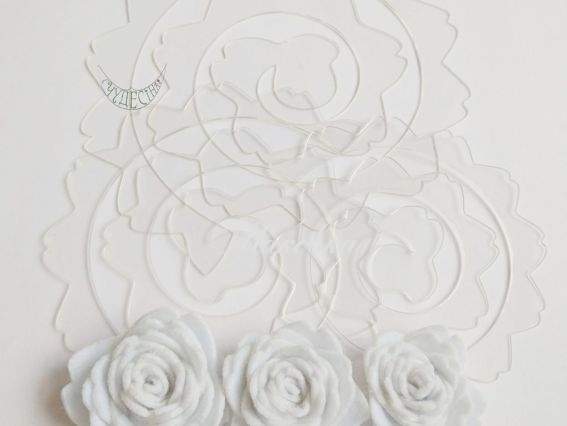 Пластиковый шаблон Цветок ПШЦС15 3 шт в уп Чудесина