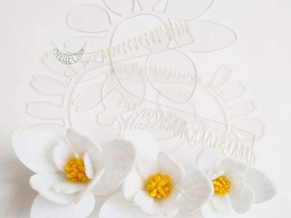 Пластиковый шаблон Цветок ПШЦС16 3 шт в уп Чудесина