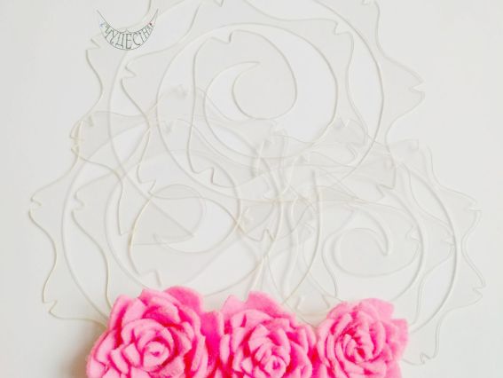 Пластиковый шаблон Цветок ПШЦС21 3 шт в уп Чудесина