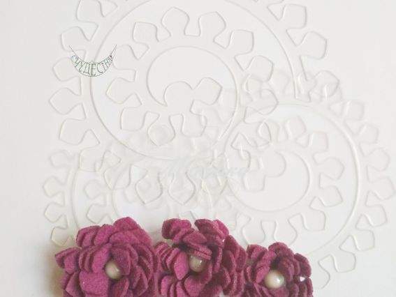 Пластиковый шаблон Цветок ПШЦС24 3 шт в уп Чудесина