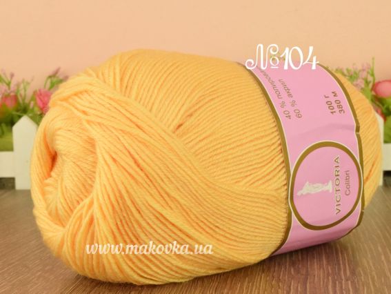Colibri Victoria пряжа 104 Желтый 