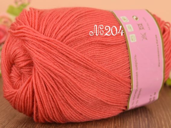 Colibri Victoria пряжа 204 Коралловый