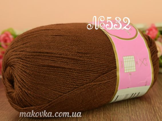 Colibri Victoria пряжа 532 Коричнеый 